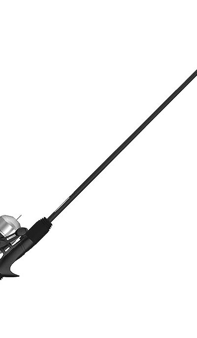 Zebco 33 Spincast Reel and 2-Piece Fishing Rod Combo, Comfortable EVA Handle, Quickset Anti-Reverse Fishing Reel with Bite Alert