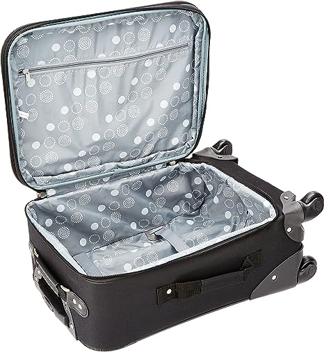 Rockland Expandable Spinner Carry On, Black, 19-Inch - Image 6